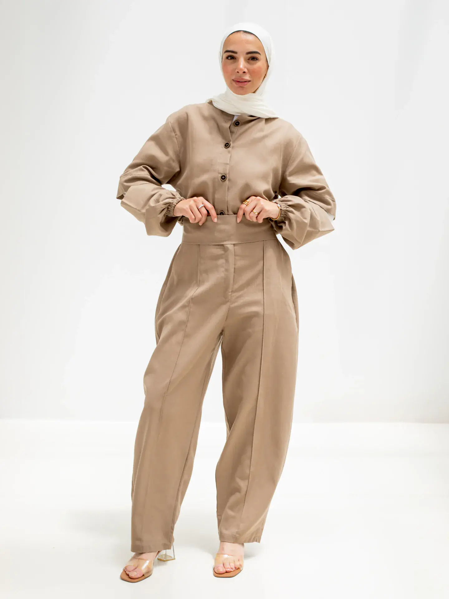 Pure Linen Jumpsuit — View 4