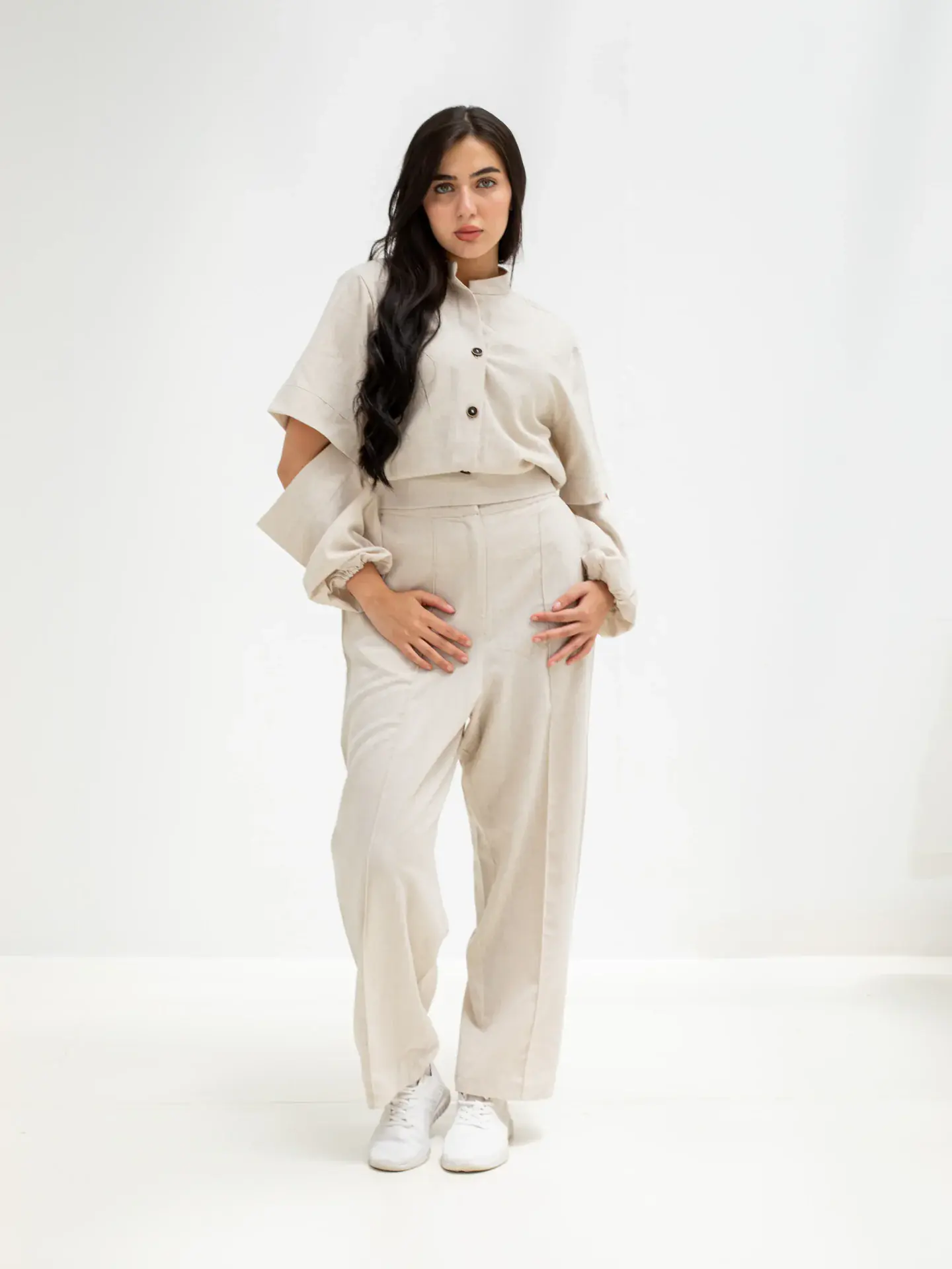 Pure Linen Jumpsuit — View 6